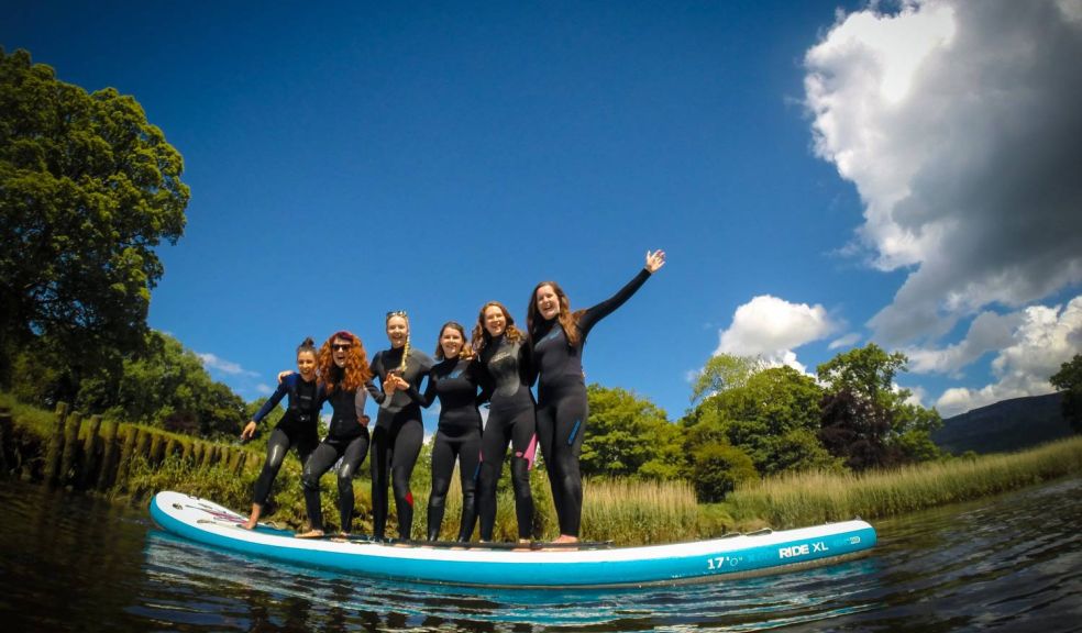 Women Paddle Boarding Women Paddle Boarding