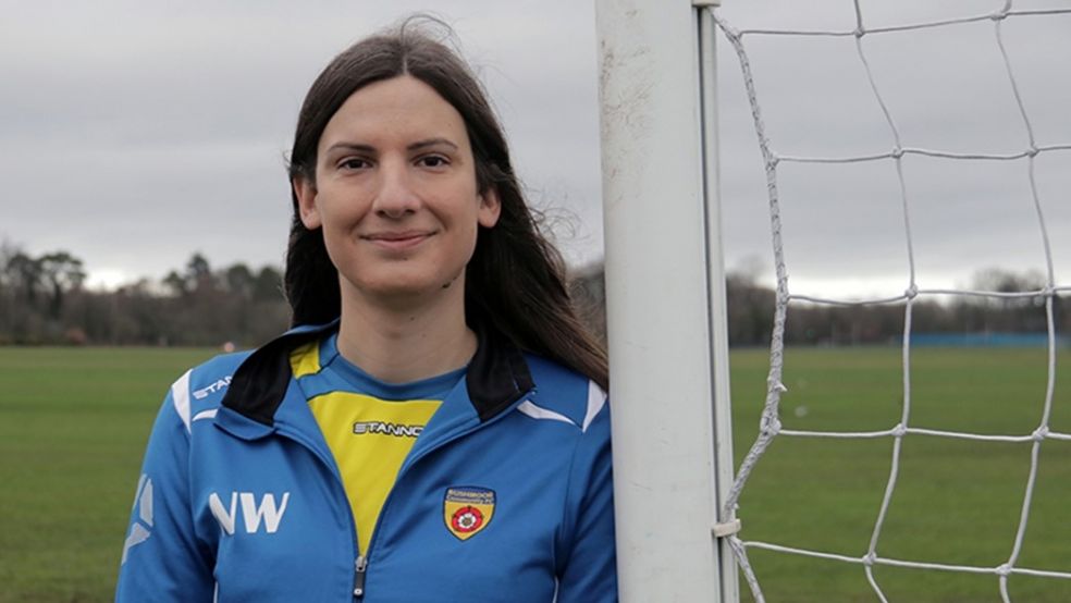 Natalie Washington, credit: @DanNouveau Football, women's football, women's sport, trans women's sport