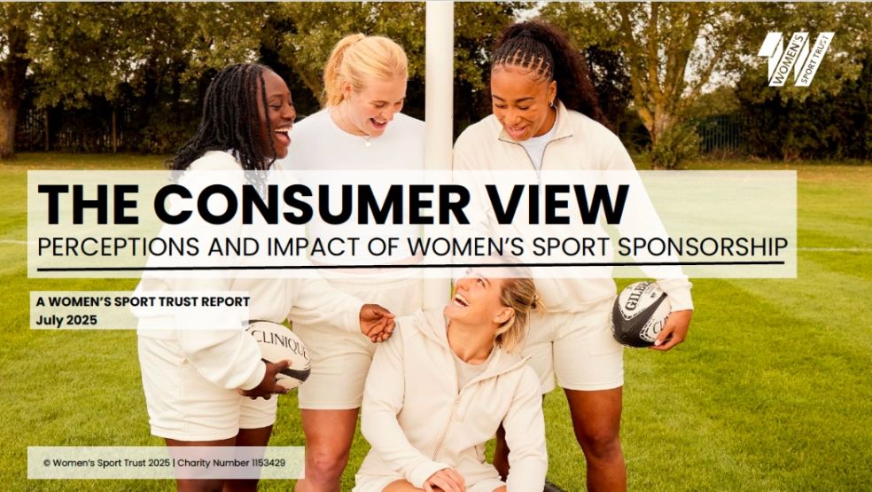 Women's Sport Trust: The Consumer View Report Women's Sport Trust report, women's sport, media