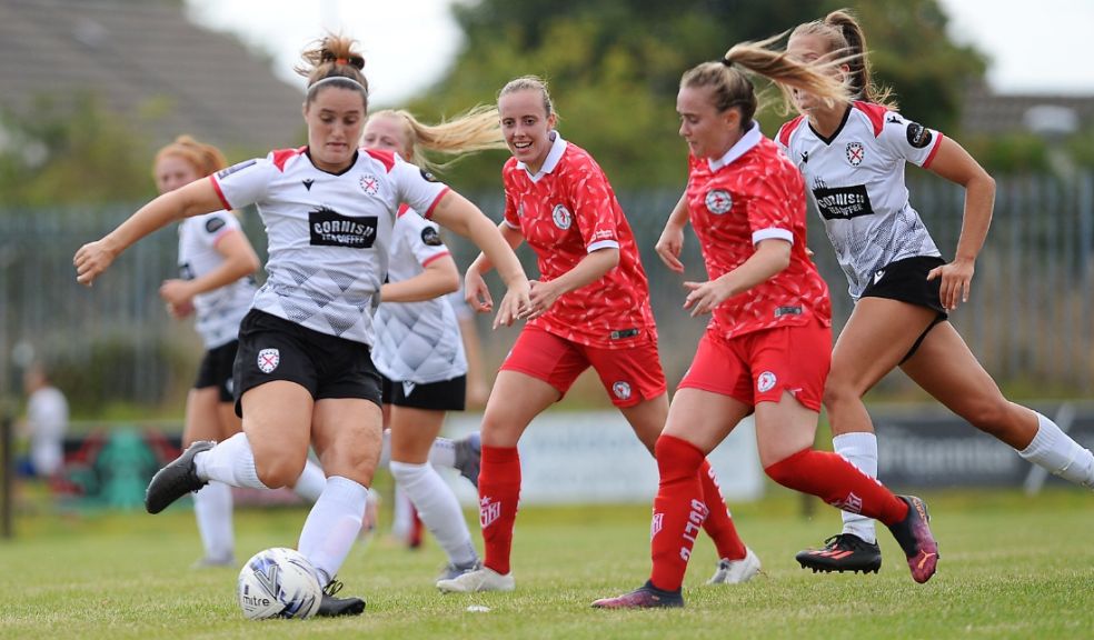 Women's football match