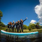 Women Paddle Boarding