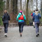 Women running
