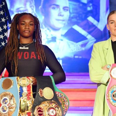 Claressa Shields and Savannah Marshall